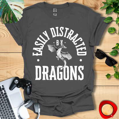 Easily Distracted By Dragons Unisex T-Shirt