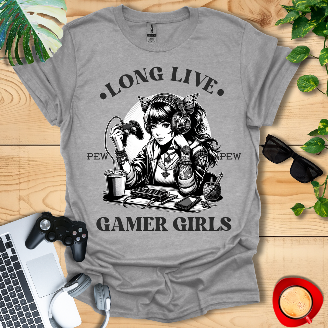 Long Live Gamer Girls Unisex T-Shirt