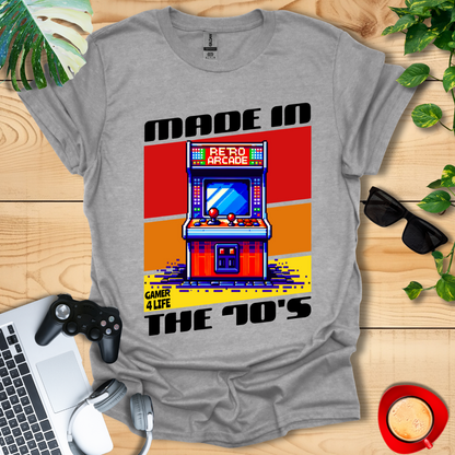 Made in the 70's Arcade Gaming Unisex T-shirt