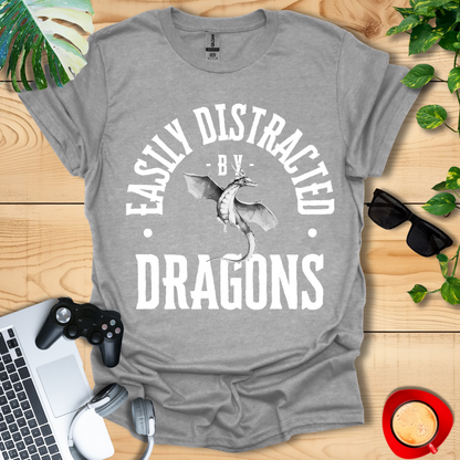 Easily Distracted By Dragons Unisex T-Shirt