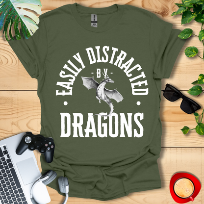 Easily Distracted By Dragons Unisex T-Shirt