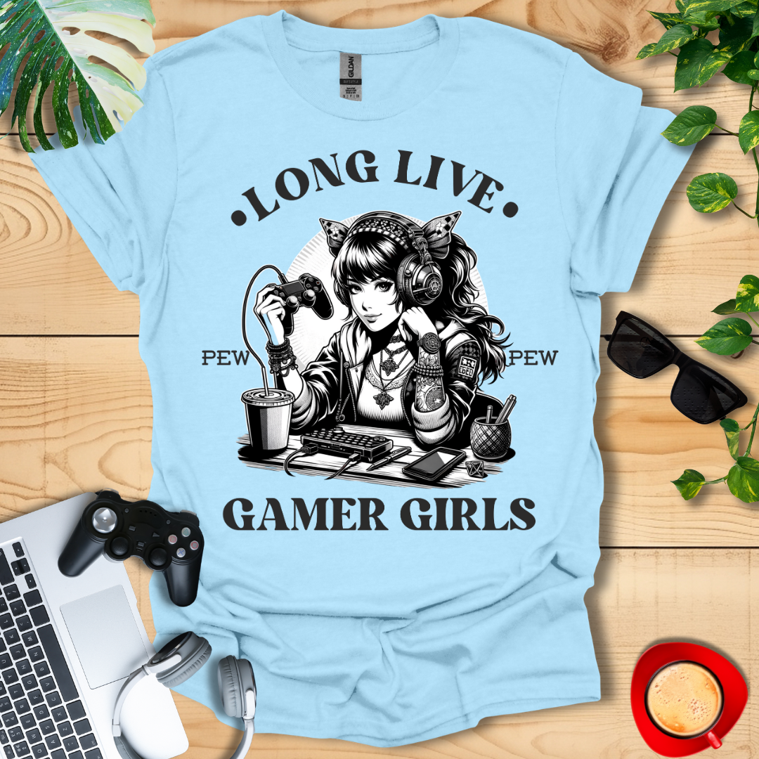 Long Live Gamer Girls Unisex T-Shirt