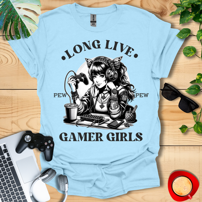 Long Live Gamer Girls Unisex T-Shirt