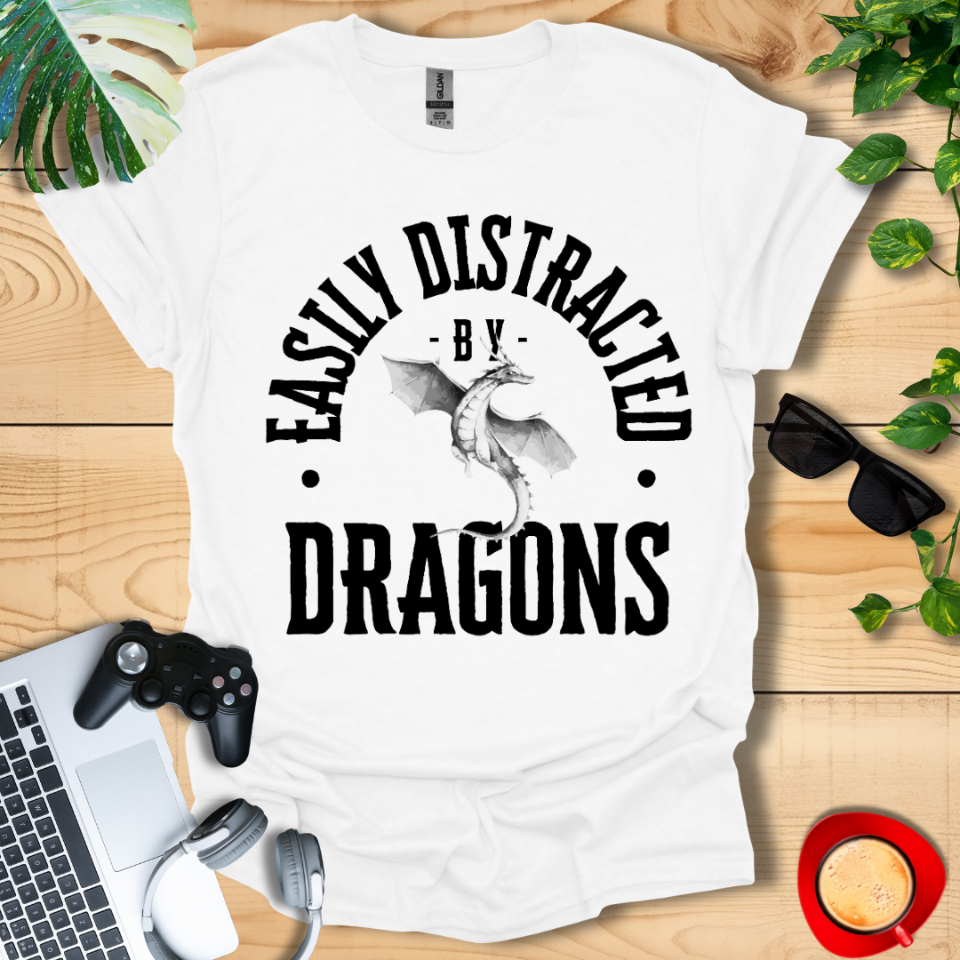 Easily Distracted By Dragons Unisex T-Shirt